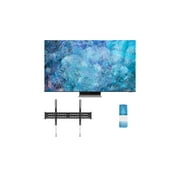 Samsung QN65QN900A 65" UHD High Dynamic Range Neo QLED 8K Smart TV with a Walts TV Large/Extra Large Tilt Mount for 43"-90" Compatible TV's and a Walts HDTV Screen Cleaner Kit (2021)