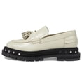 thumbnail image 4 of Free People Teagan Tassel Loafers for Women - Sleek Leather Upper - Lugged Platform Sole - Synthetic Outsole Antique Ivory EU 40 US Women's 10 M, 4 of 6