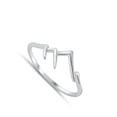 thumbnail image 4 of Smokey Mountain High Polished Ring .925 Sterling Silver Band Jewelry Female Male Unisex Size 8, 4 of 4
