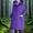 Purple, variant on BODOAO Women's Long Raincoats Rain Jacket Waterproof Hooded Windbreaker Lightweight Coat for Outdoor Extended Hood Thin Work Clothes Household Rainproof and Windproof Use Coat Blackish Green 4Xl