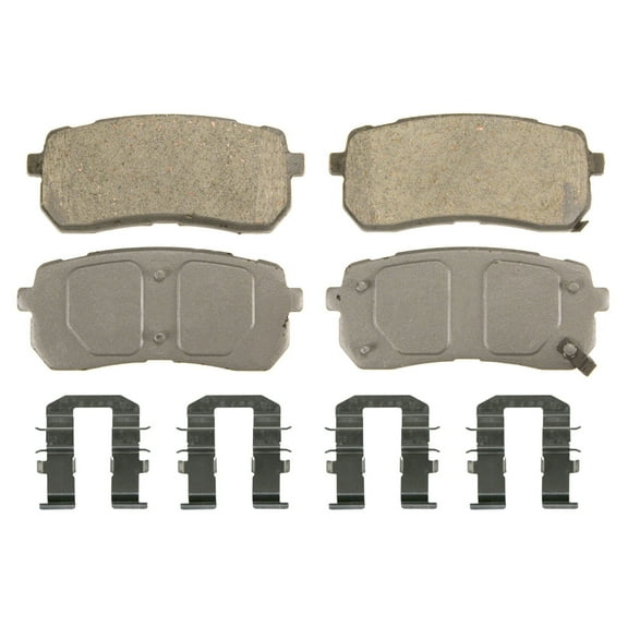 Wagner ThermoQuiet QC1302 Ceramic Disc Brake Pad Set Fits select: 2015-2021 KIA SEDONA, 2007-2012 HYUNDAI VERACRUZ