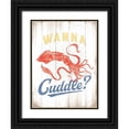 thumbnail image 1 of Brando, JJ 19x24 Black Ornate Wood Framed with Double Matting Museum Art Print Titled - Wanna Cuddle, 1 of 4