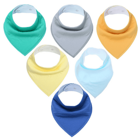 

Organic Baby Bandana Drool Bibs - Organic Cotton Bandana Bibs for Girls - Super Absorbent Bandana Drool Bibs - Teething Bibs - Baby Bibs for Girl Infant Toddler