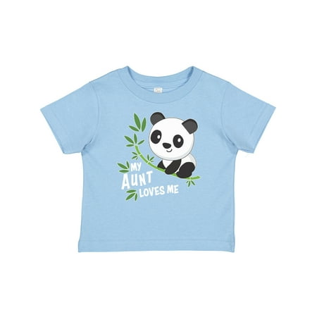 

Inktastic My Aunt Loves Me- Cute Panda Gift Baby Boy or Baby Girl T-Shirt