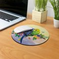 thumbnail image 5 of WIRESTER 7.88 in Round Mouse Pad with Non-Slip Rubber Base for Computers, Laptop, Office & Home - Budgie Parakeet Lovebird, 5 of 5