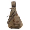 thumbnail image 1 of Greenunisex Bolso de Pecho Bolso de Lona Bolso de Hombro Hombres Satchel Sling Bolso Bandolera Bolso de Hombro para Gimnasio al Aire Libre Viajes Camping Ciclismo Negocios, 1 of 5