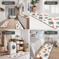 thumbnail image 5 of Pioneer Flower Floral Print Pattern Kitchen Rugs Sets Of 3,Kitchen Runner Rugs Non Skid Washable,Decorative Kitchen Floor Mats for Kitchen,Sink,Laundry,17X30 Inch + 17X47 Inch + 17X59 Inch, 5 of 6