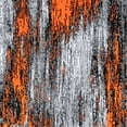 thumbnail image 5 of Flash Furniture Rylan Rectangular Contemporary Grey, Orange Area Rug, 2' x 7', 5 of 6