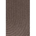 thumbnail image 2 of Indoor/Outdoor Solid Beige Area Rug, Braided Textured Design, 8Ft. X 11Ft. Oval Reversible Carpet, 2 of 2