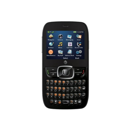 AT&T ZTE Z432 - Cellular phone - 3G - 256 MB - microSD slot - 320 x 240 pixels - TFT - RAM 128 MB - 2 MP - with Pay As You Go - black