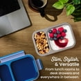 thumbnail image 3 of Bentgo Stainless Steel Snack Box - Leak-Proof, 2 Compartments, 2-Cup Capacity, Ideal for Kids 3+, Teens & Adults, Durable, Reusable (Navy), 3 of 8