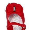 thumbnail image 4 of Little Angel Enna-715E New Girl PU Fabric Bow Decor Ballerina Ballet Flat, 4 of 5