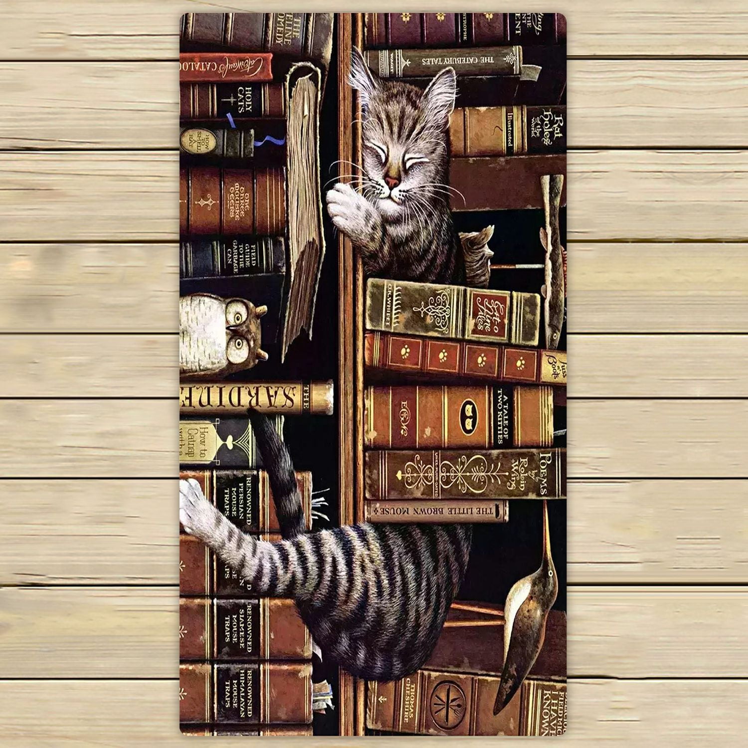 ZKGK Cat Art Hand Towel Bath Towels Beach Towel For Home Outdoor Travel Use Size 30x56 Inches