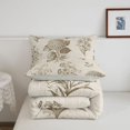 thumbnail image 5 of Erosebridal Cream Outdoor Life King Size Comforter Sets,Elegant Boho Damask Comforters King Size,3pcs,1 Comforter and 2 Pillowcases,Light Gray Reversible, 5 of 7