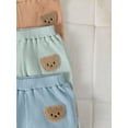 thumbnail image 4 of PureChapter 3-Pack Baby Boys Solid Ribbed Knit Bear Patch Pants - Soft Stretch Leggings for 1-18 Months, 4 of 8