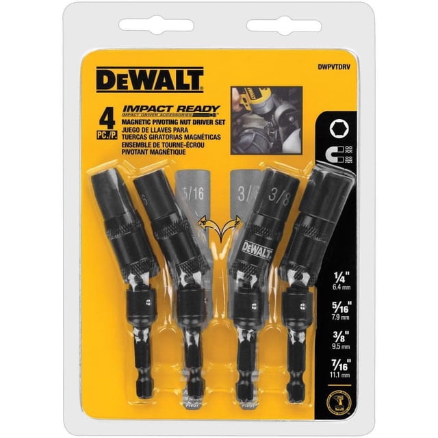 Butsetters DEWALT DWPVTDRV Impact Ready, giratorio 1/4-7/16