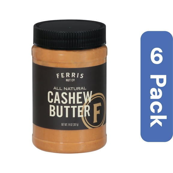 Ferris Coffee & Nut Cashew Butter Smooth 14 oz (Pack of 6)