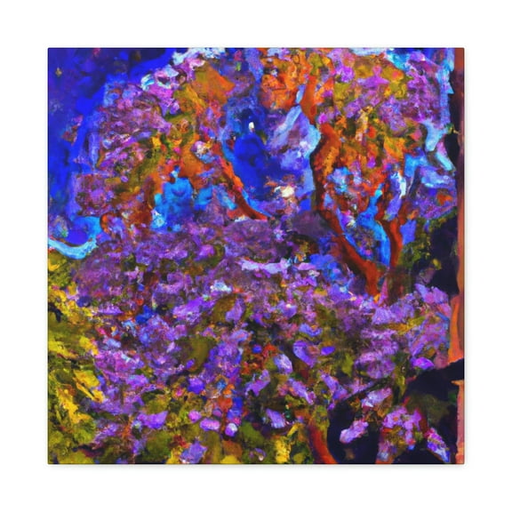 Vibrant Jacaranda Tree - Canvas
