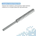 thumbnail image 5 of Uxcell 3mm Shank 5mmx35mm Cutting Double Cut Cylinder Tungsten Carbide Rotary Files, 5 of 5