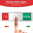 thumbnail image 3 of FRCOLOR occupied sign Privacy Sign for Office Use Acrylic Indicator Sign for Door Status Suitable for Office Restroom Conference Room 2 Pcs,7.01"X1.97"X0.59", 3 of 5