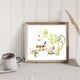 thumbnail image 2 of Kit Punto Cruz Flores Impresas Con Cuentas Bordado Parcial Arte para El 45x43cm, 2 of 9