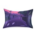 thumbnail image 7 of Yayeee Pillowcase Standard Size Set of 2 Satin Wrinkle Resistant Pillow Case, White Cat Walking, 7 of 7