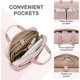 thumbnail image 4 of Bolso para ordenador portátil de 15,6 pulgadas para mujer, maletín grande para ordenador portátil, bolso para ordenador, oficina, viajes de negocios, rosa oso de fresa Electrónica, 4 of 5