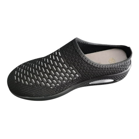 Ladies Summer Fashion Breathable Casual Shoes Large Size Solid Color Casual Leather Slip on Shoes for Women Soft Comfortable Sports Wear Women S Shoes Casual off Classic Casual Shoes Slippers