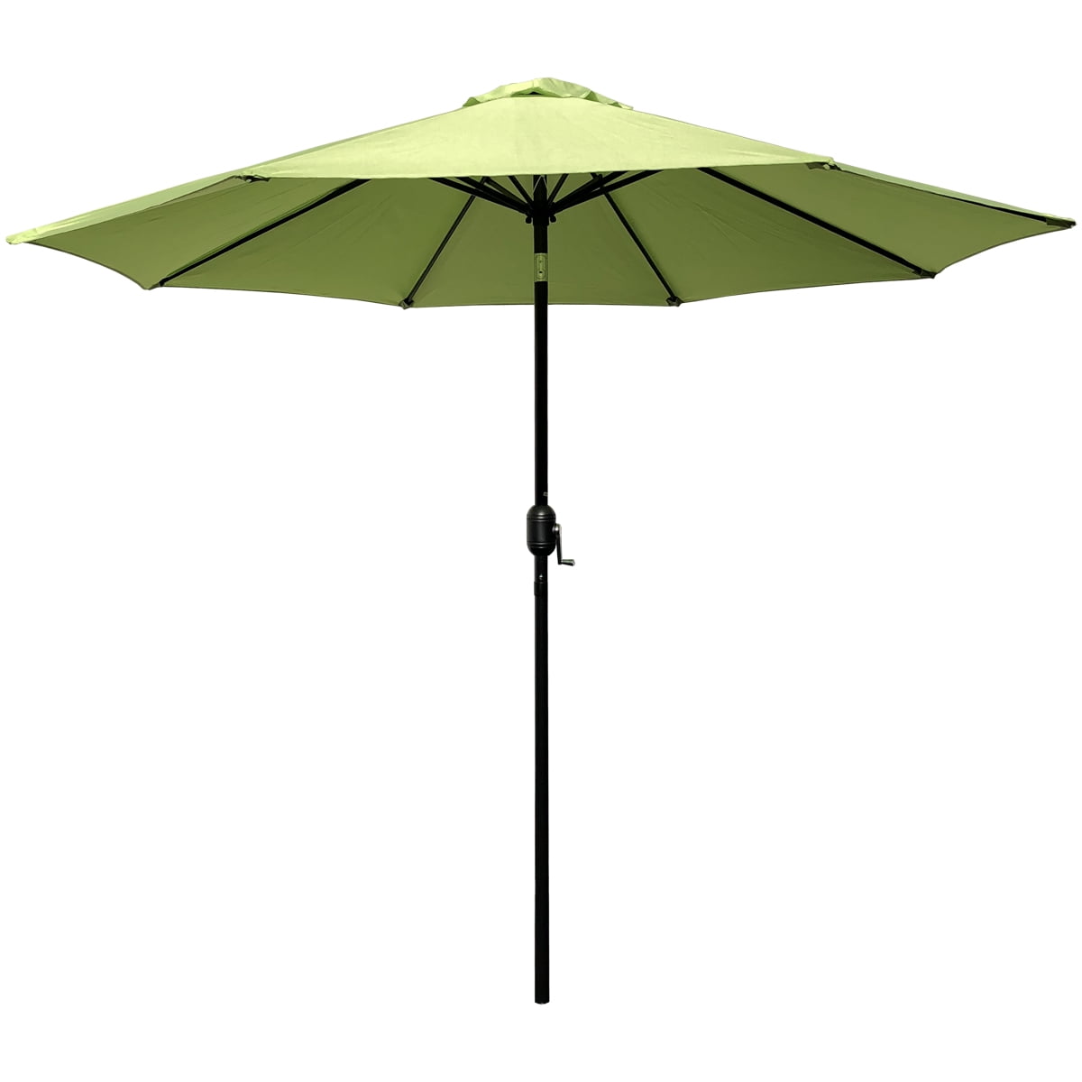 Abble 7.92' Green Round Market Patio Umbrellas, UV Resistant