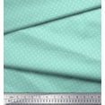 thumbnail image 2 of Soimoi Green Silk Fabric Artistic Geometric Printed Fabric 1 Yard 42 Inch Wide, 2 of 5