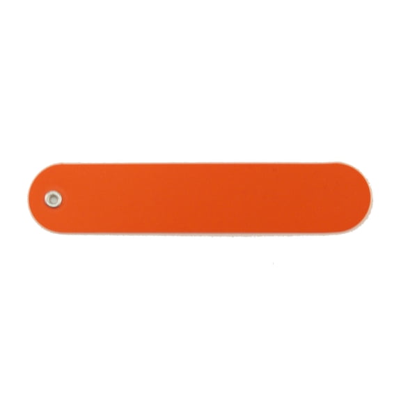 Orange Plastic Plant Label with Copper Wire Attachments and All Weather Marker (Pack of 100)