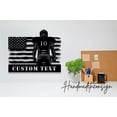 thumbnail image 3 of Handmadetneonsign Personalized US Football Metal Wall Art LED Light - Custom America Football Player, 3 of 5