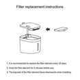 thumbnail image 4 of 2 PCS / Set Petoneer FS040 Pet Drinking Fountain Filter ement, 4 of 5