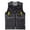 Black, variant on Hvyesh Safety Vest,Work Vest Multi-Pockets Zipper Unisex Work Vest Volunteer Activity Event Waistcoat
