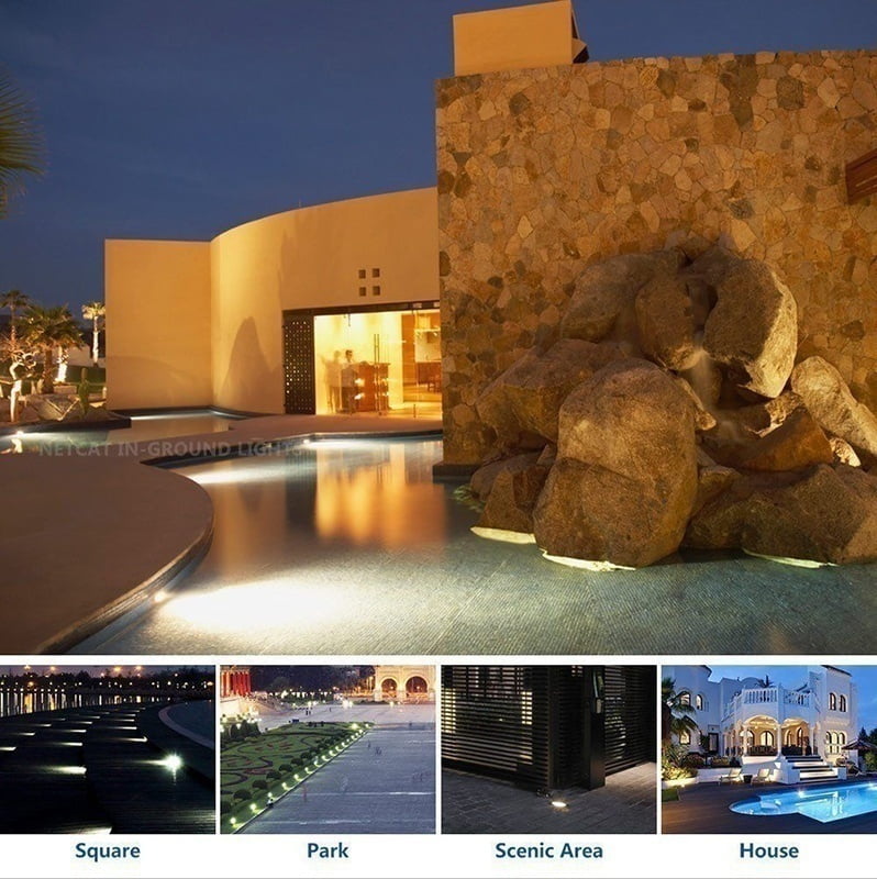 Buy LITOM 16 LED Solar Powered Lights Outdoor Ground Lights Outdoor