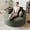 Green, variant on CKEASEAN 50" Oversized Round Chair Lounge Chaise Indoor, Modern Upholstered Corduroy Cloud Circle Chair with Deep Seat, Modern Sleeper Sofa for Reading and Living Room, No Assembly Required
