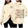 thumbnail image 2 of WEAIXIMIUNG Sweat à Capuche Imprimé Automne Hiver Grande Taille pour Femmes, 2 of 7