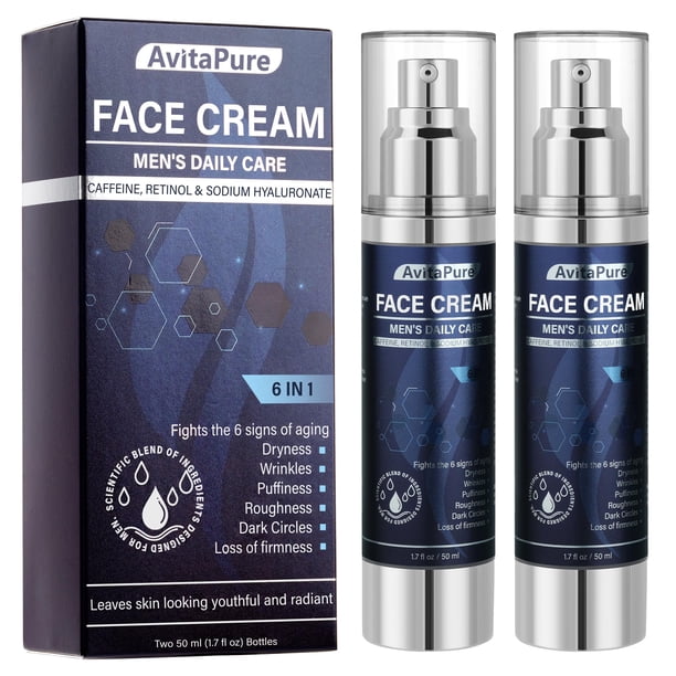 Crema Facial AvitaPure 6 en 1 para Hombre Anti-Edad 100 ml