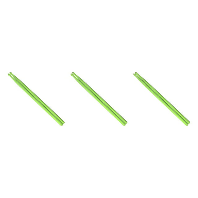 Maoww Baguettes en Nylon avec Forte Élasticité Compatibles avec Poignées d'Instruments de Musique pour Enfants Adultes Vert Type1 NO1