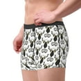 thumbnail image 2 of Fotbe Ski Goggles Moose Music Picture Men’s Total Support Pouch Boxer Briefs, X-Temp Cooling, Moisture-Wicking Underwear, Regular, Long-leg and Trunk-Large, 2 of 6