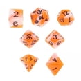 thumbnail image 1 of 7 Uds Dados Digitales de Varios Lados D4 D6 D8 D10 D12 D20 para Juegos de Mesa Juguetes Accesorios Naranja 6 piezas, 1 of 8