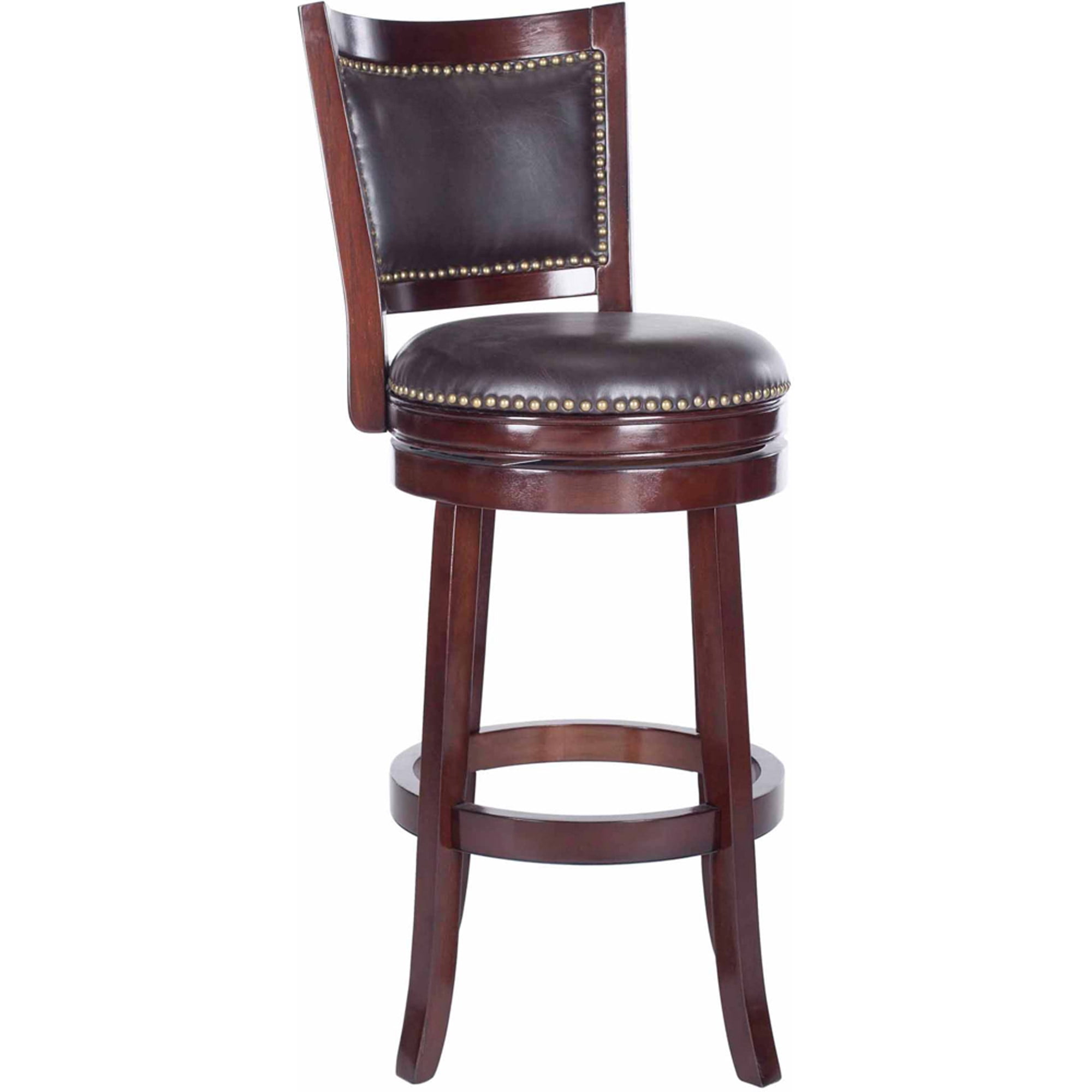 Safavieh Lazzaro 43" Bicast Leather Barstool