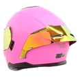 thumbnail image 4 of Casco Moto L Rosa Mate Abatible Certificado Mica Espejo, 4 of 10