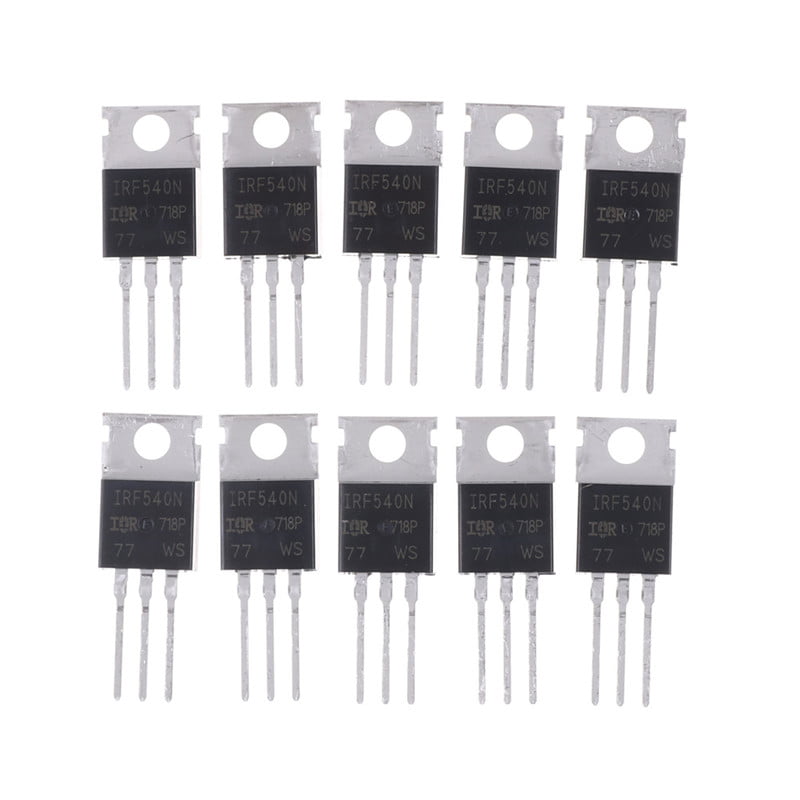 10pcs New IRF540N IRF540 TO-220 N-Channel Power MOSFET