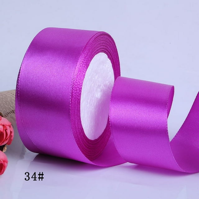 4cm Color Red Ribbon DIY Ribbon Rose Flower Decorative Silk Ribbon Cake Packaging Ribbon Valentine Ribbon