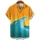 thumbnail image 2 of Camisetas con gráficos de olas del océano para hombres, ropa de surf 3D, camisas hawaianas de playa, camisetas de manga corta Y2K, ropa vintage, blusa con solapa, 2 of 5