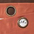 thumbnail image 2 of Triangle Home Fashions Panneau de Rideau Décoratif Luxuriant Prima, 54 Pouces par 84 Pouces, Marron/rouille, 2 of 6