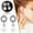 SL, variante sur EGNMCR Boucles d'Oreilles pour Femmes Bohèmes Perle Acrylique Acétate Planches d'Oreilles Bijoux pour Femmes Cadeau Boucles d'Oreilles Perle
