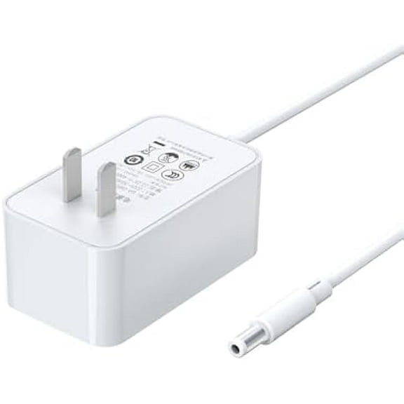 Universal 12V 2A AC Adapter with 8 Tips, UL Listed 12 Volts 2000mAh Power Supply Cord, 12 Volt AC/DC Charger, 12W Replacement Power Supply for Security Camera, LED Strip Light, Webcam, Router(White)