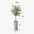 thumbnail image 4 of Artificial Tree in Modern Planter, Fake Eucalyptus Silk Tree for Indoor and Outdoor Home Decoration - 66" Overall Tall (Plant Pot Plus Tree), 4 of 4